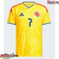 Camiseta Colombia Luis Diaz #7 Primera Equipación Mundial 2026 manga corta
